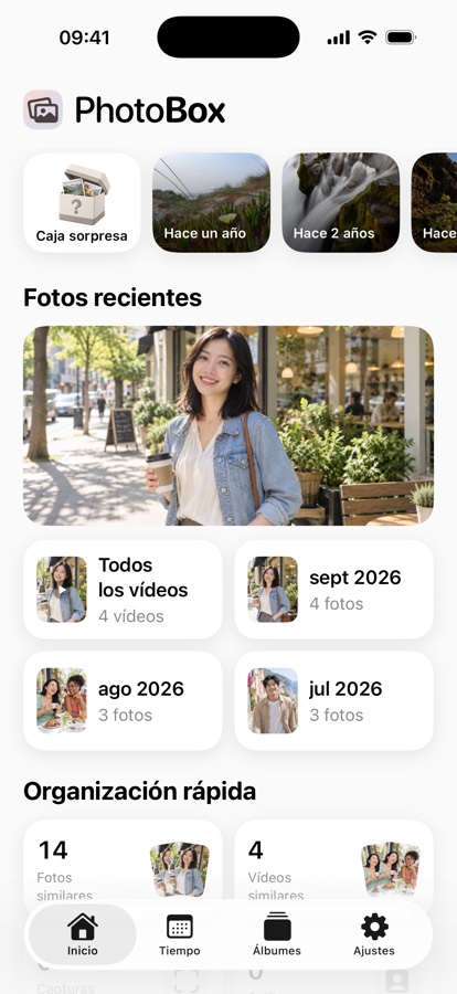 PhotoBox: Organiza tus fotos