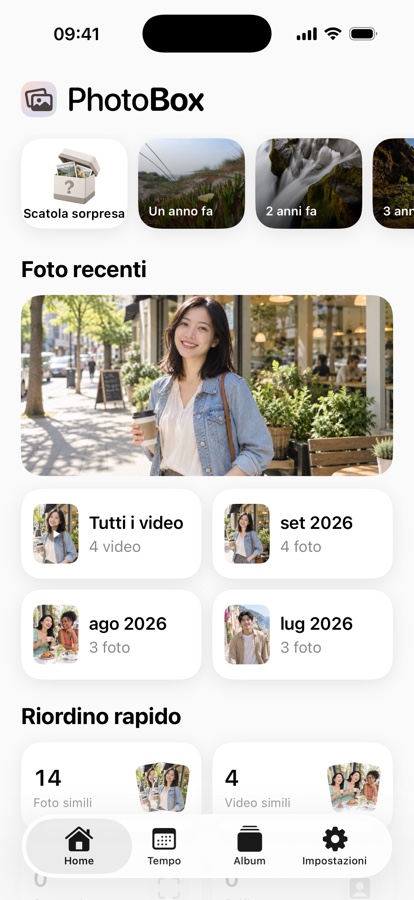 PhotoBox: Organizza le foto