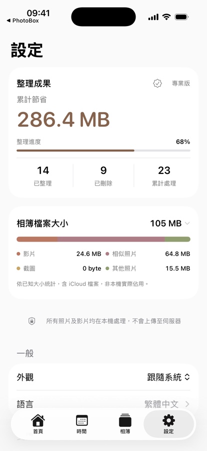 整理成果，一目了然